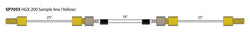 HGX-200 Sample line assembly (Yellow)