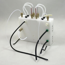 Gas Manifold with Tubing and Connections